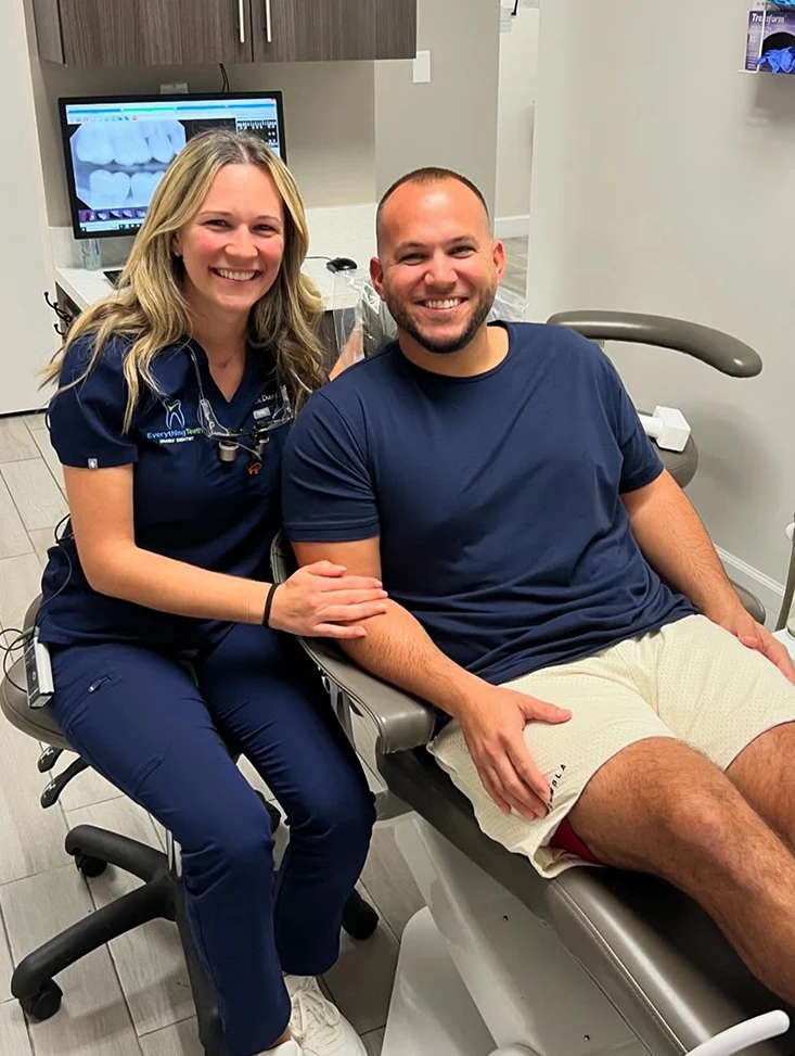 Dr. Diana with Patients